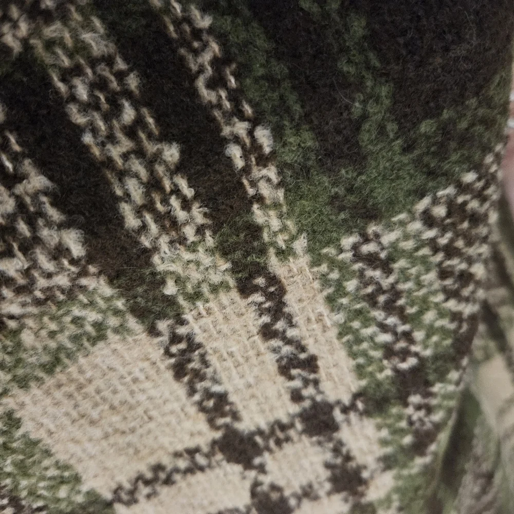 Check patterned wool strap dress - Picture 4 of 7